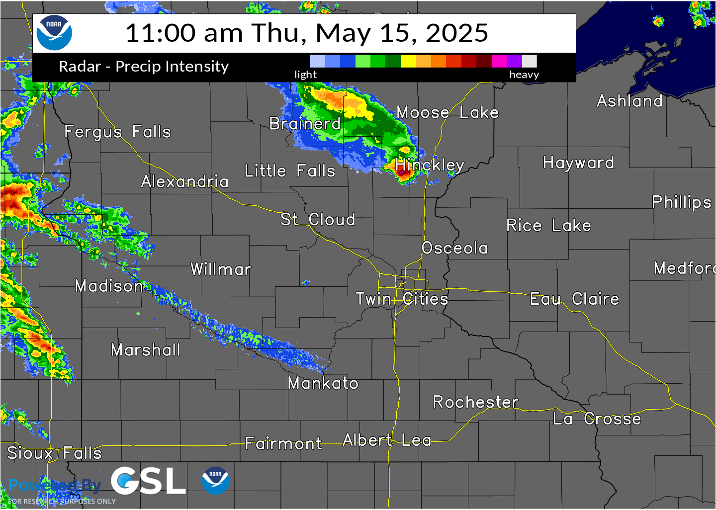 Summary of the May 15, 2025 Tornadoes